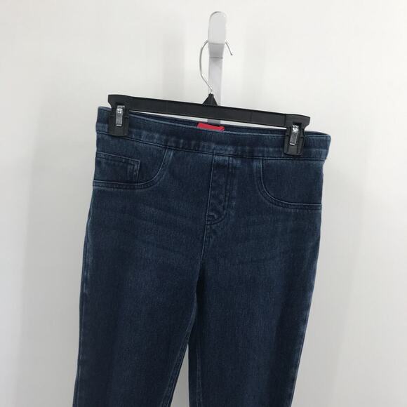 Spanx Blue Denim Jeanish Ankle Leggings S - Picture 4 of 11